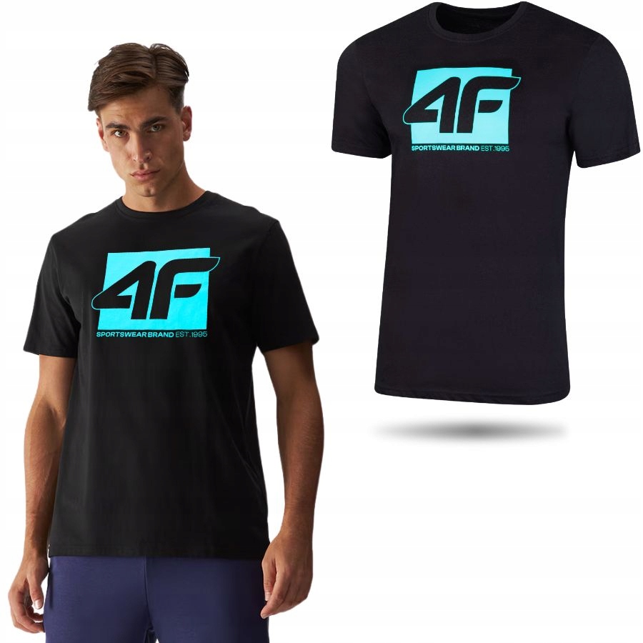 KOSZULKA MĘSKA 4F T-SHIRT PODKOSZULEK BLUZKA SPORTOWA NA CO DZIEŃ