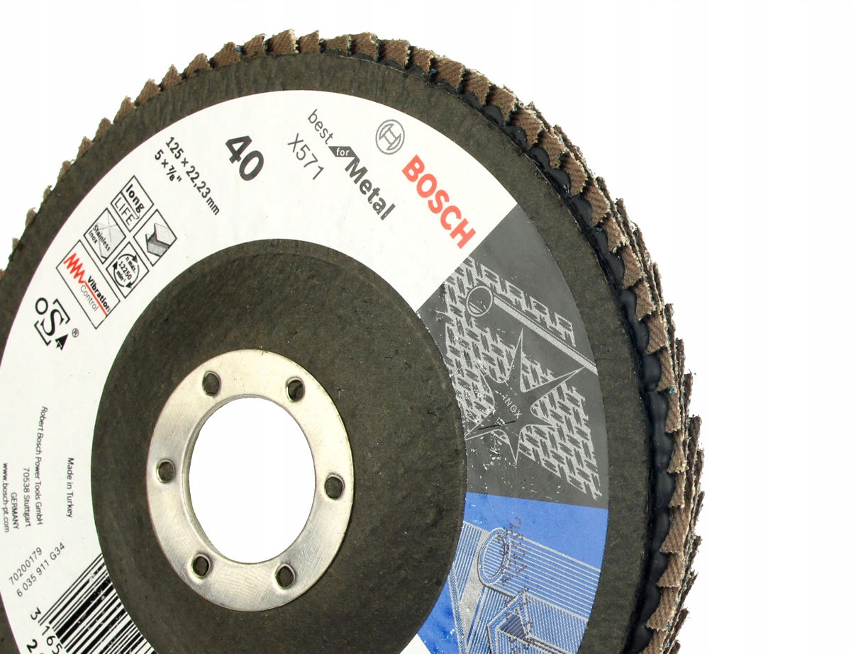 BOSCH TARCZA LISTKOWA 125mm GR.40 DO METALU Marka Bosch