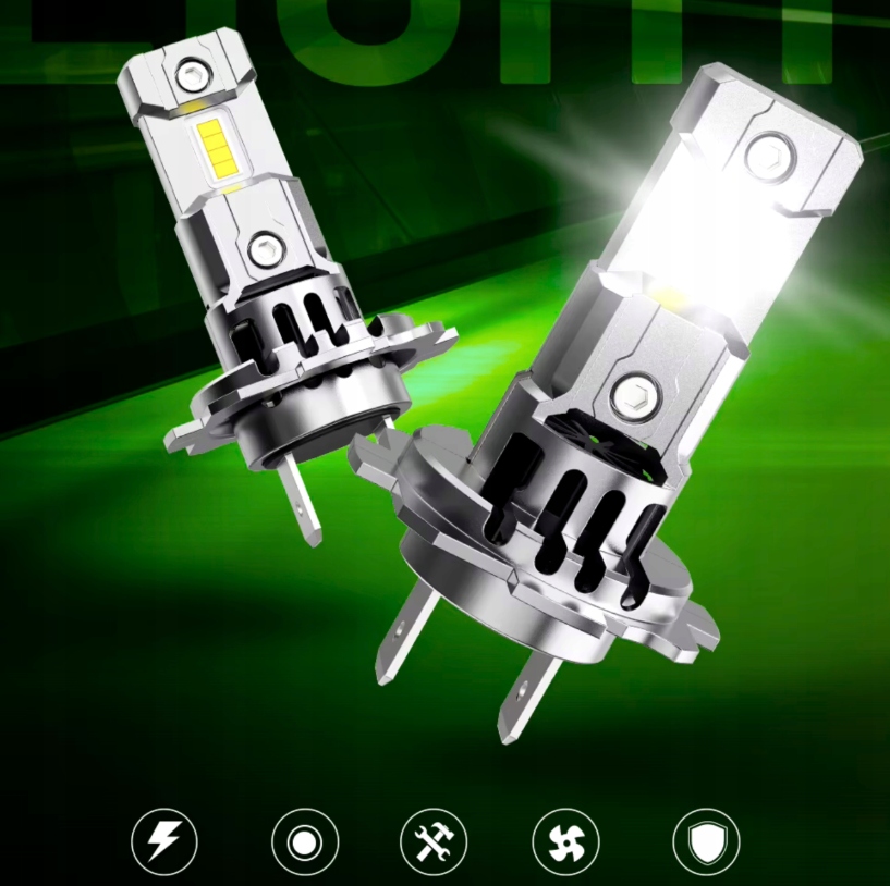 ŻARÓWKI H4 LED 90W CANBUS H4 BIAŁE H4 MOCNE 1000% H4 XENON WHITE LEDOWE Podstawa P43t