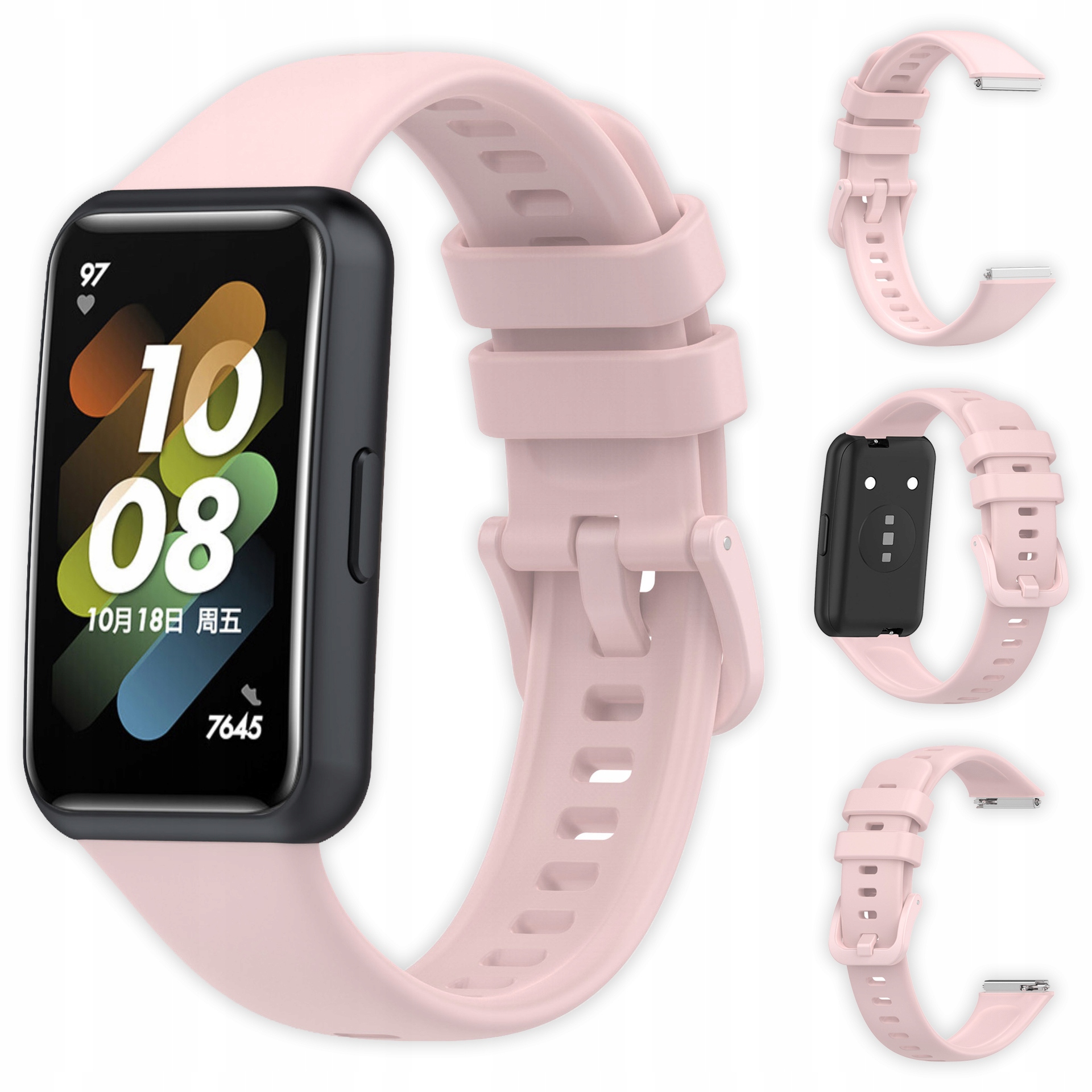 Opaska pasek Vanfone do Huawei Band 7 Metalowe Mocowanie