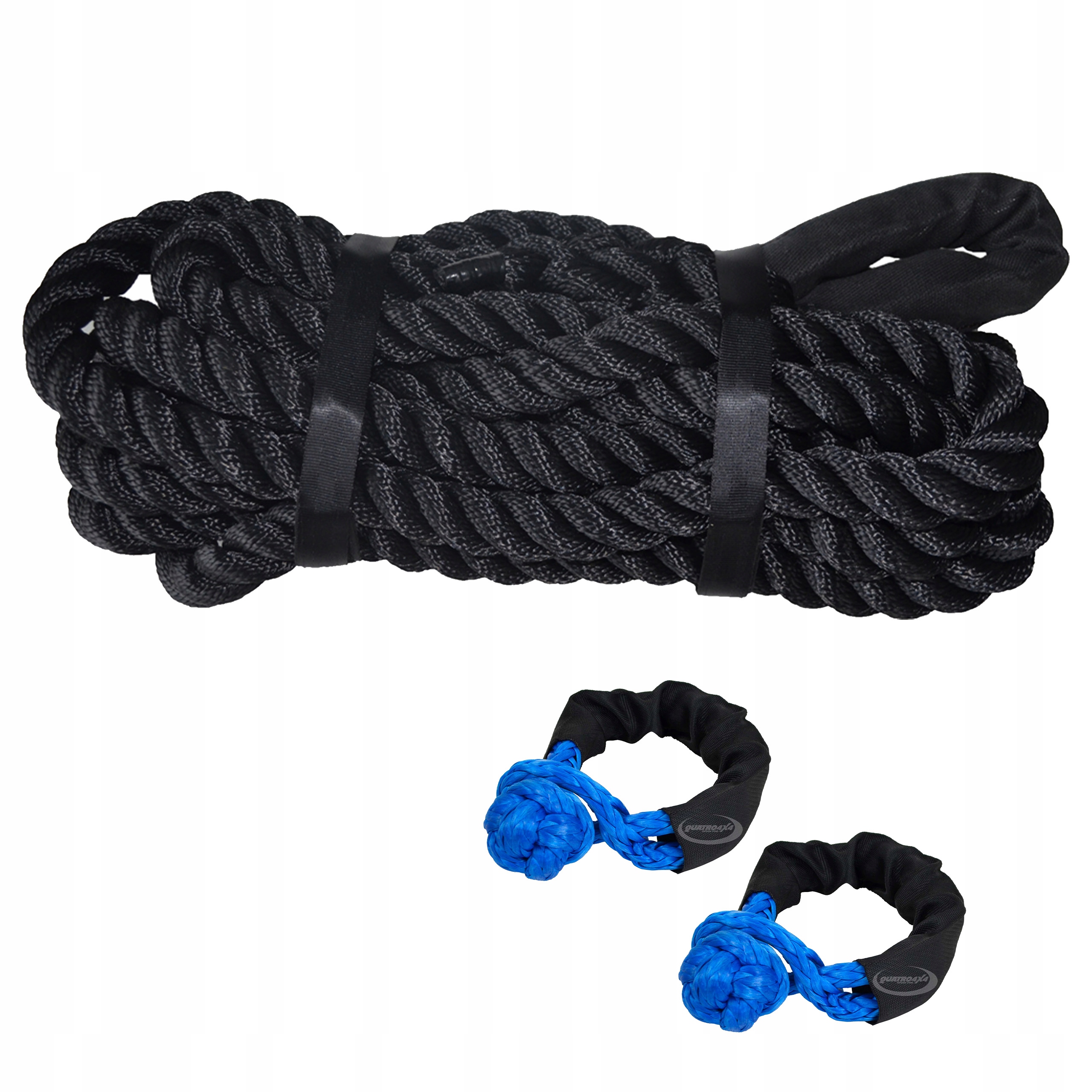 Offroadová Kinetická Lanka 8m x 28mm 16t 2x Mäkká Šekla 12x550mm Snakeman