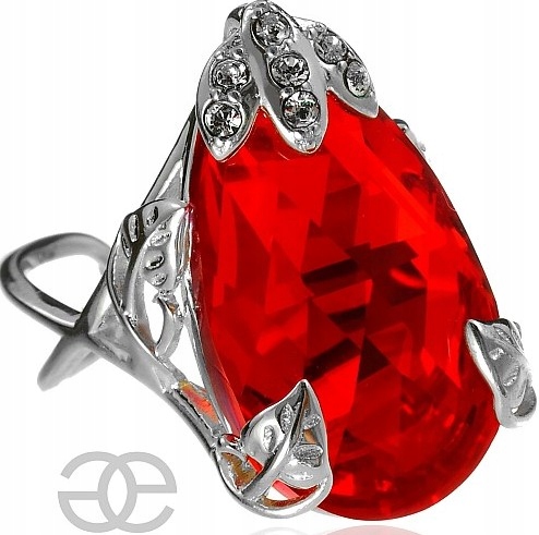 Prstýnek Krystaly Stříbro Barvy! Otevřený