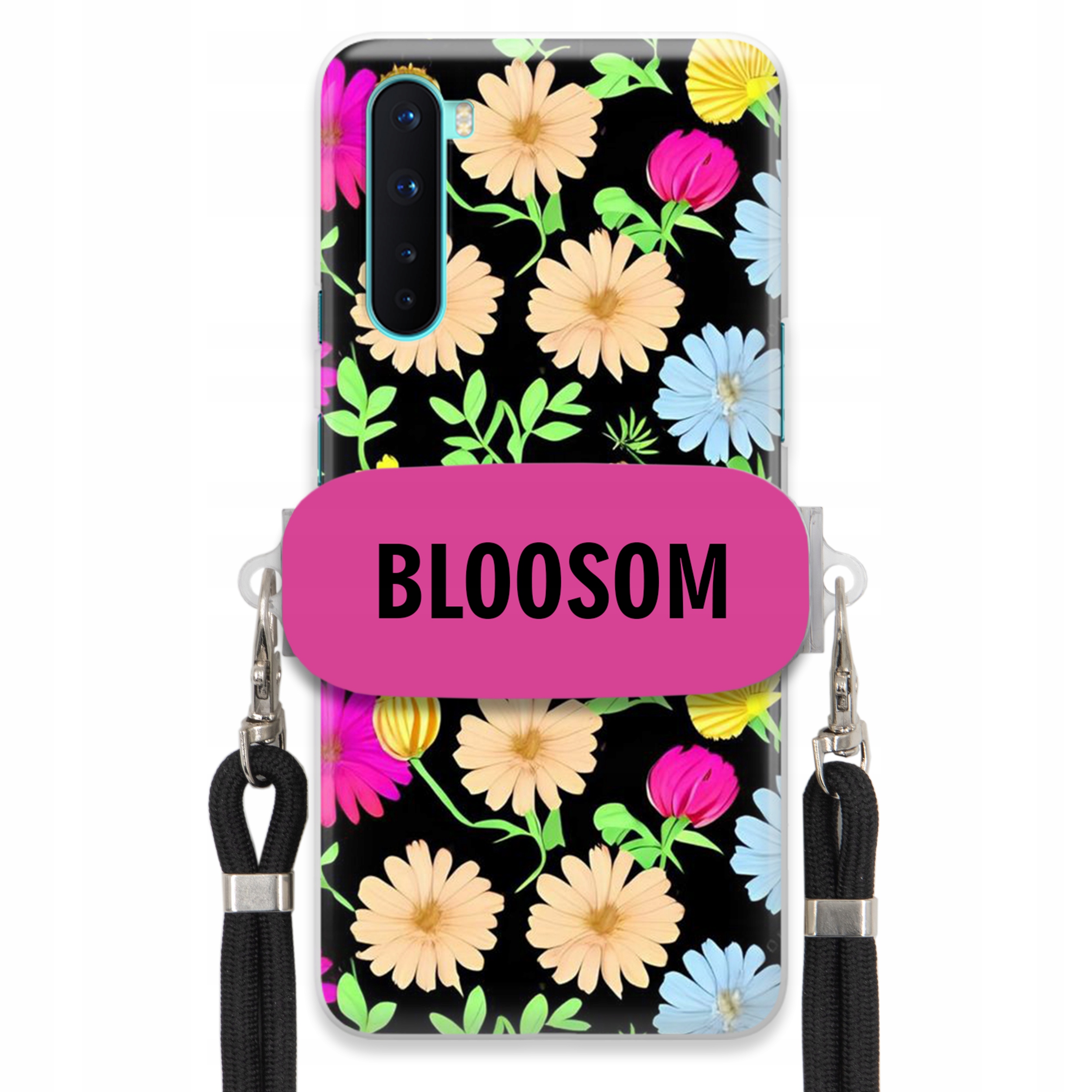 Puzdro Držiak Crossbody Pre Oneplus Nord Puzdro Case Kvety Bloosom Flower