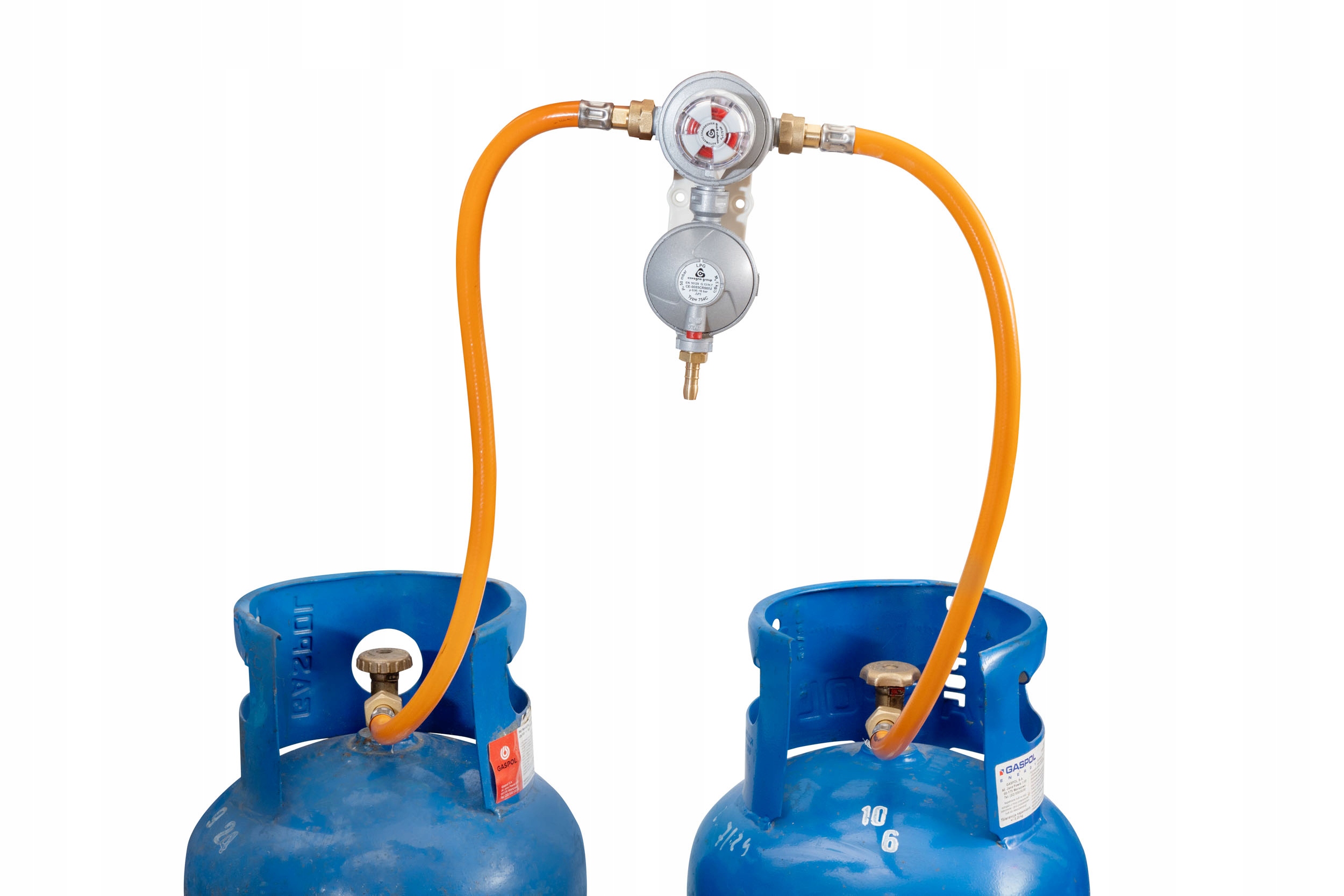 Reduktor automatyczny zestaw na dwie butle 37 mbar Kod producenta 132111