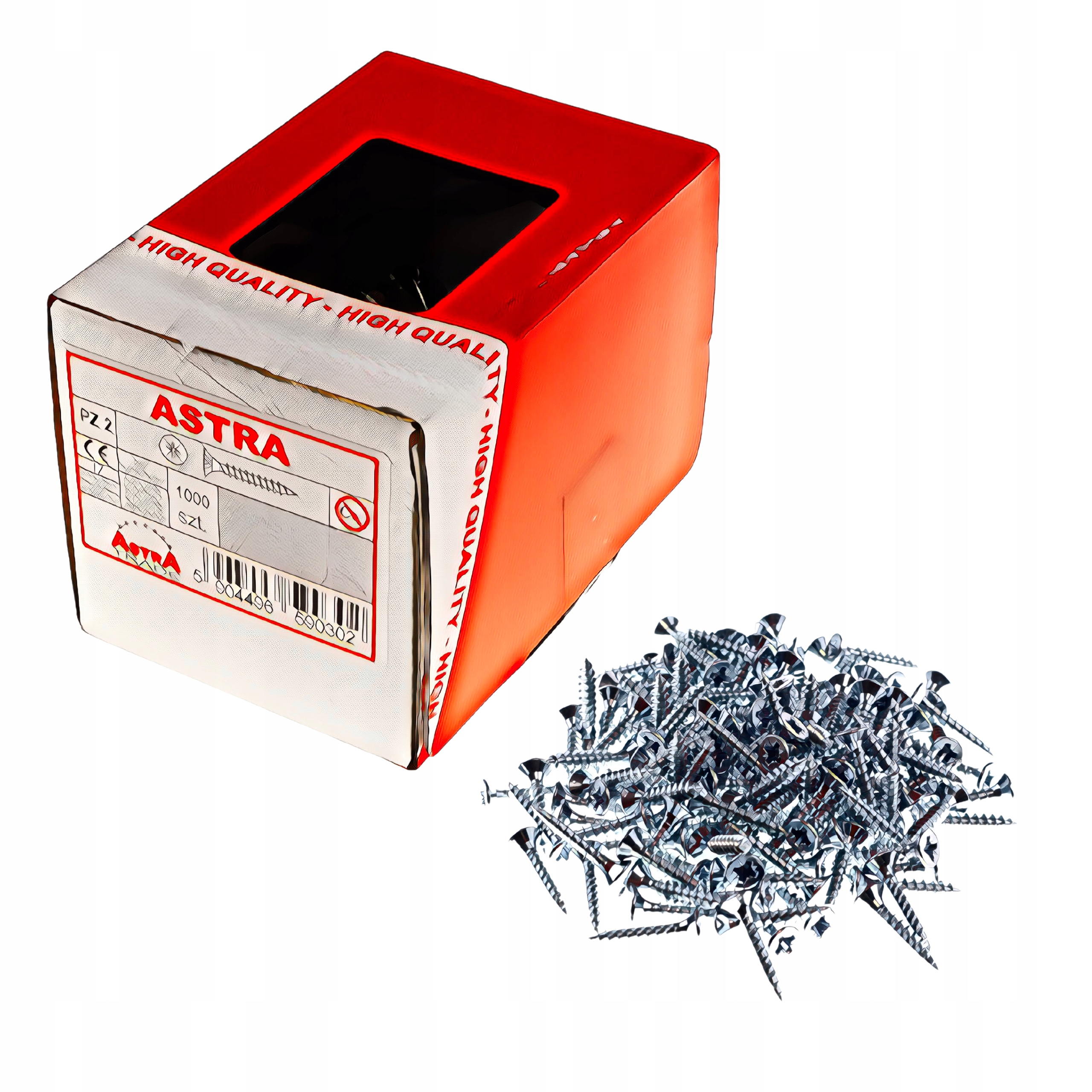 

Wkręty do drewna Astra białe 4x16 mm 1000 szt