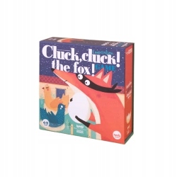 Londji Gra Puk! Puk! Tu lisek! planszowa gra rodzinna kooperacyjna 4+