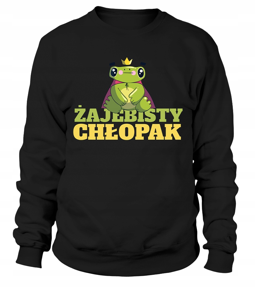 Pánská Mikina Žabí chlapec L Černá Pro něj Chlapa Manžela Chlapa