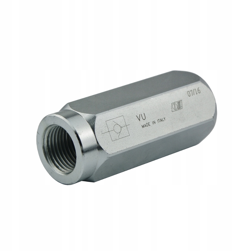 Lineární zpětný ventil Vu závity: 1 1/4" průtok: 200 l/min maximální tlak: