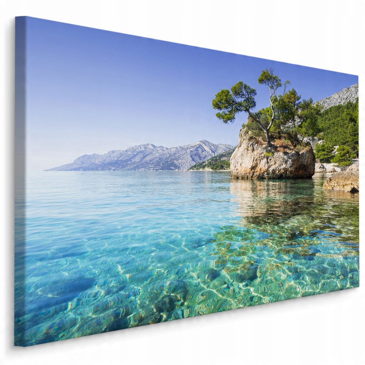 

Obraz do salonu morze w Chorwacji widok 3D 120x80