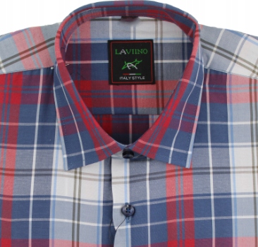 KOSZULA MĘSKA W KRATĘ CASUAL DŁUGI RĘKAW L KN5 Marka bez marki