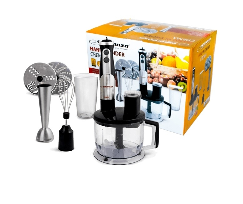 Blender Ręczny Mikser Robot Kuchenny Esperanza Crema 800W Zestaw
