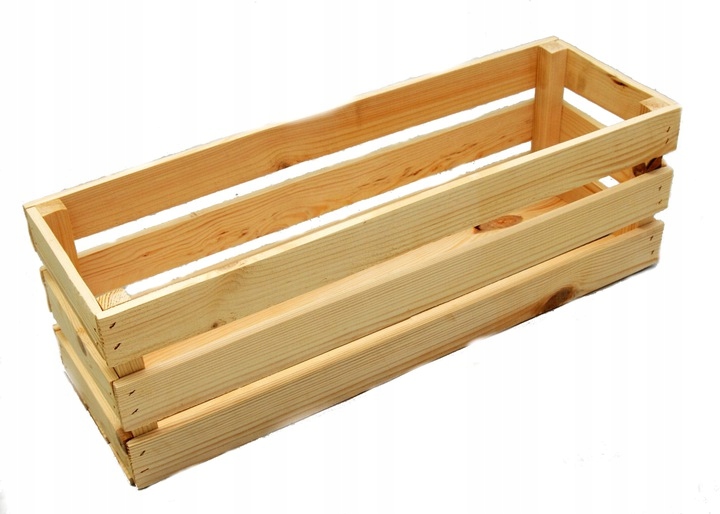 

Skrzynka drewniana na Balkon Kwiaty Naturalne