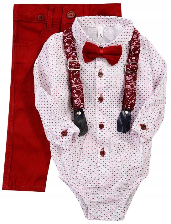 GARNITUR KOMPLET 4-cz KOSZULOBODY KOLORY 18m J45A