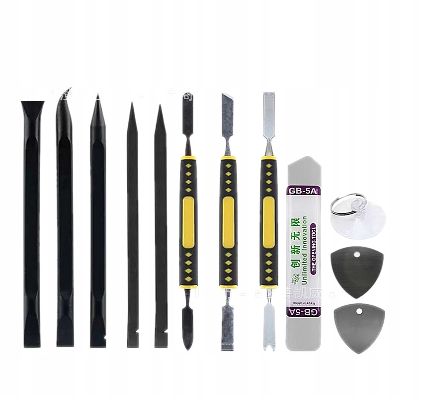 12w1 ZESTAW NARZĘDZI OTWIERAKI DO NAPRAWY TELFONÓW LAPTOPÓW OBUDOWY LCD Kod producenta KBR GAMES K162