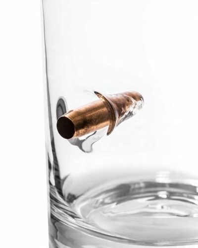 

Kuloodporna Szklanka Bulletproof Z Pociskiem 275ML