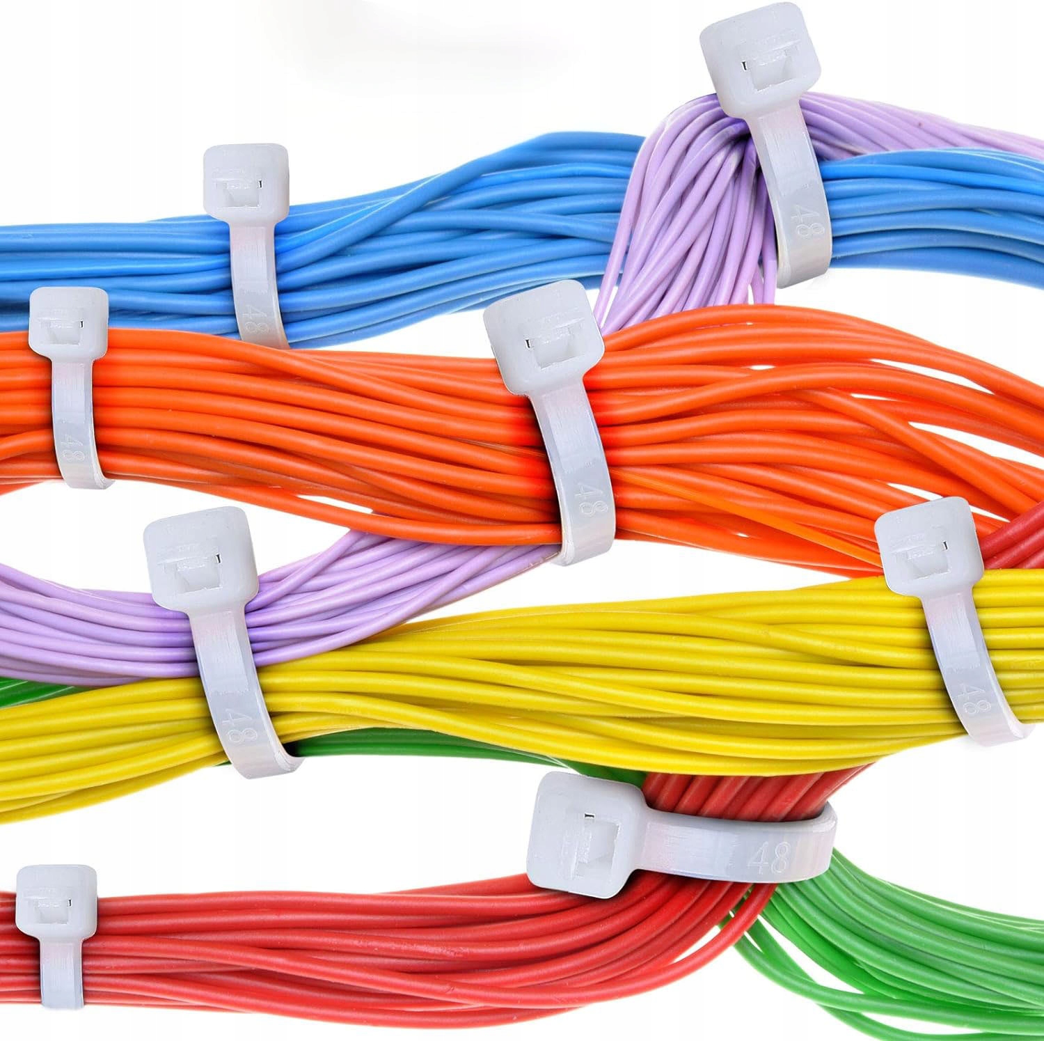 OPASKI TRYTKI ZACISKOWE KABLOWE BIAŁE 3,6X200 Długość (mm) 200