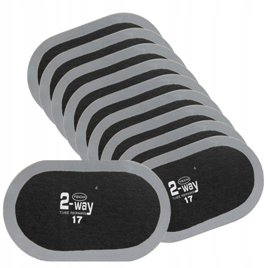 Łatki do dętek owalne 2-way T-17BK 65x40mm TECH 10sztuk
