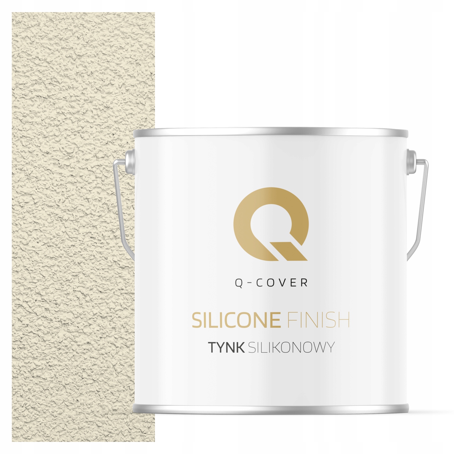 Silikonová Fasádní Omítka Bílá Žlutá F641 7 Kg Beránek Granulace 1.5 mm