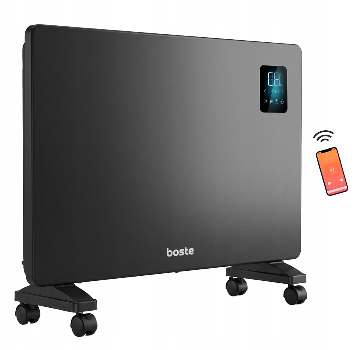 Boste Grzejnik Elektryczny Konwektorowy Energoszczędny 2000W Wifi Led