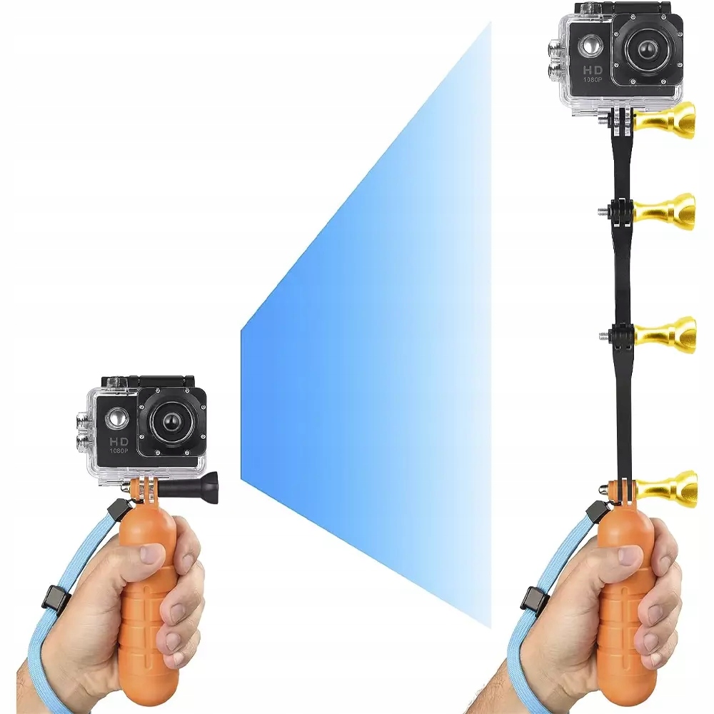 Uchwyt Adapter GearPro Mocowanie do Kamer Sportowych GoPro Insta360 DJI SJ Model PRZEGUBY MONTAŻOWE PRZEDŁUŻKI DO GOPRO 11 10 9