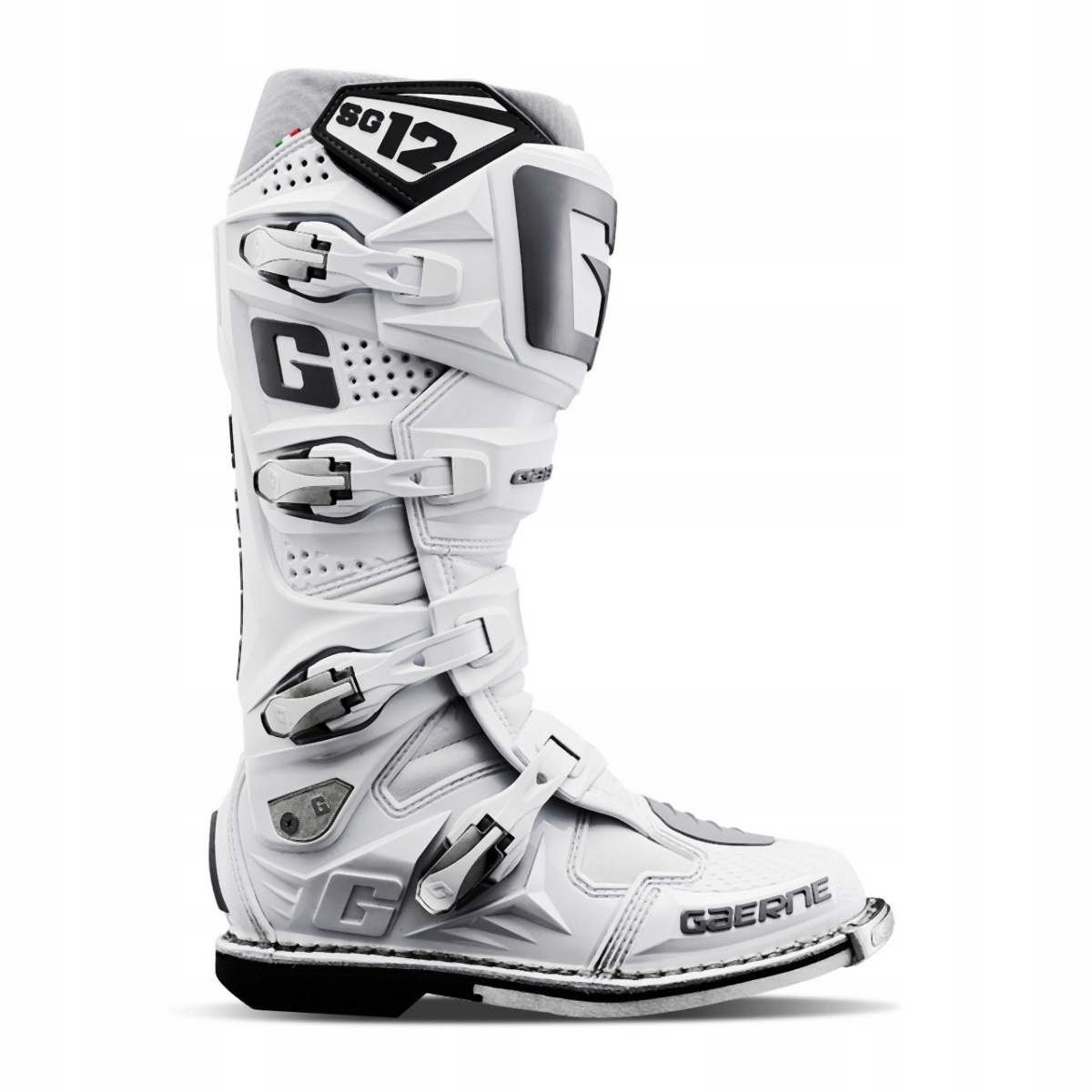 Gaerne Topánky Cross/enduro Model SG-12 White Farba Biela Veľkosť 46 ()