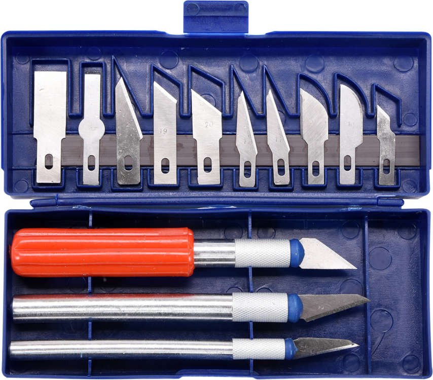 Zestaw nożyków i skalpeli modelarskich 16el- VOREL