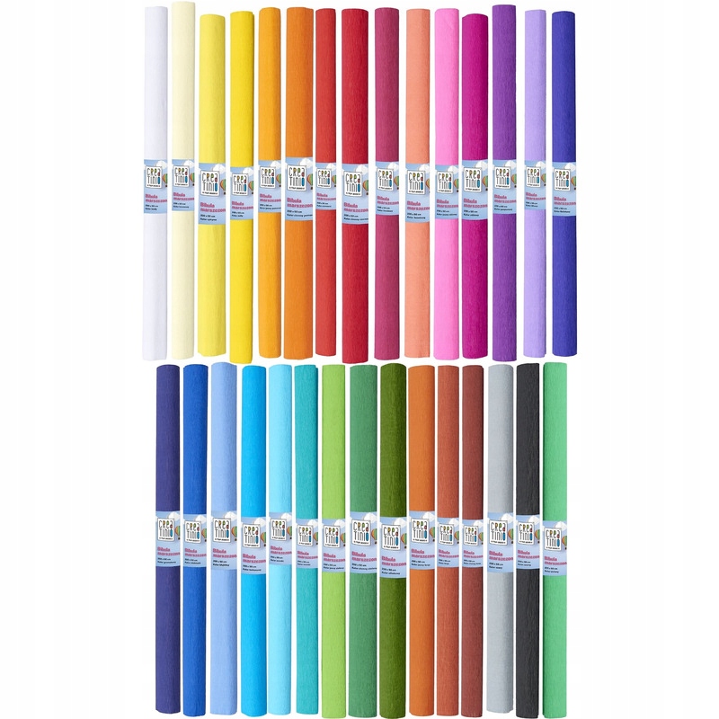 BIBUŁA MARSZCZONA 50x200 cm CIEMNOCZERWONA CREATIN