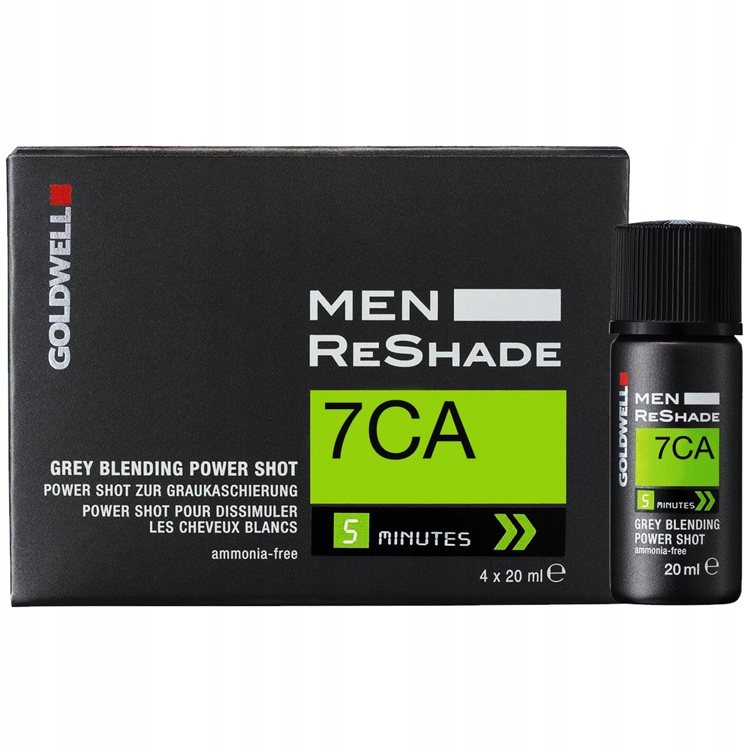 Goldwell Men ReShade 7CA zestaw dla mężczyzn chłodny średni blond 4×20 ml