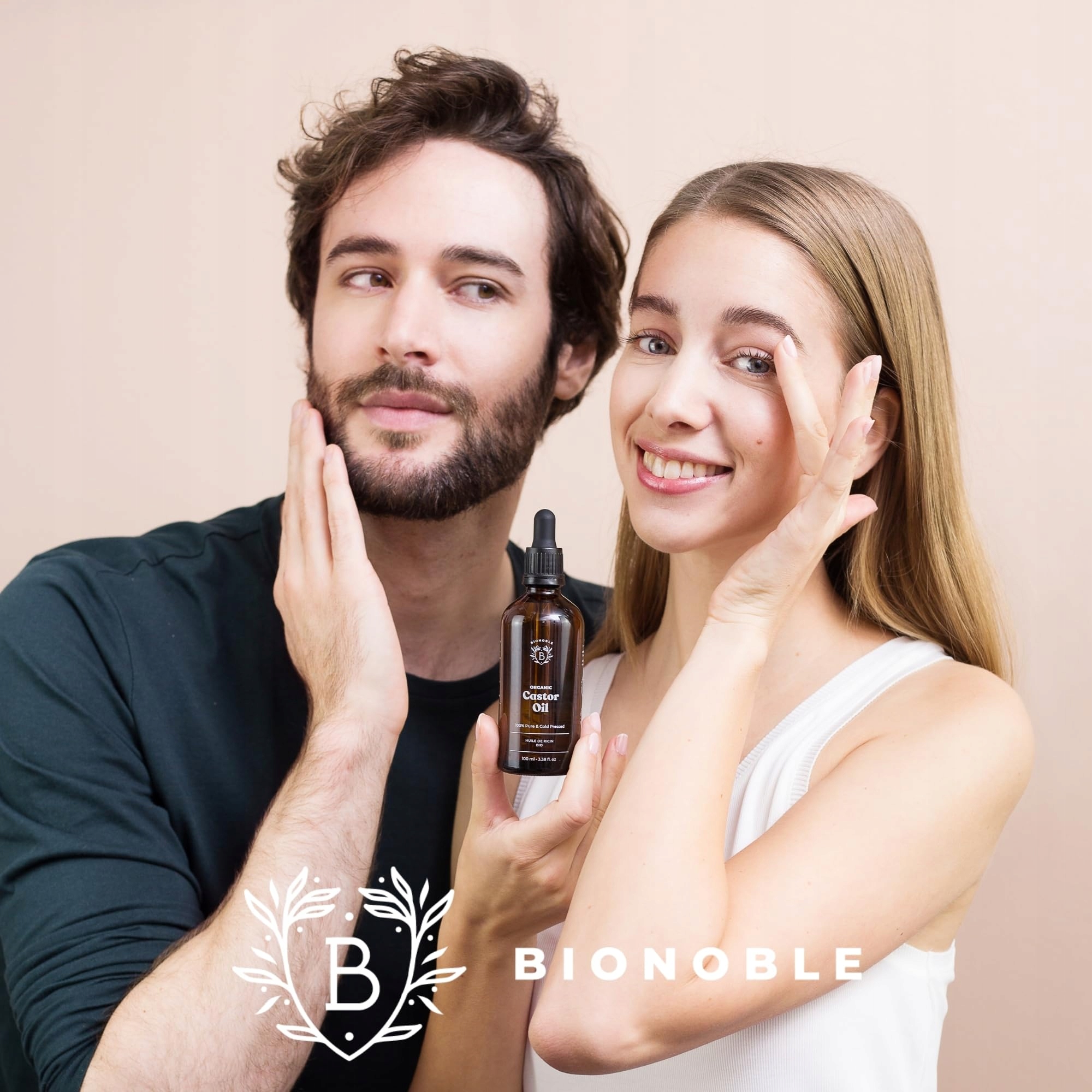 BIONOBLE Olej Rycynowy Bio 100ml Naturalny Do Włosów Brwi Rzęs — miniatura 7