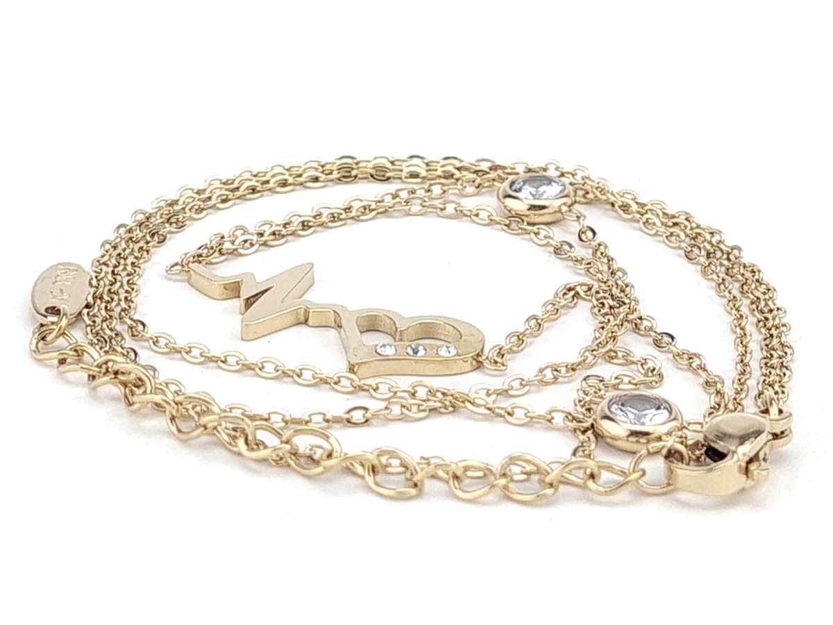 2645 Złoty łańcuszek 43+5 naszyjnik stal chirurgiczna celebrytka Marka Xuping