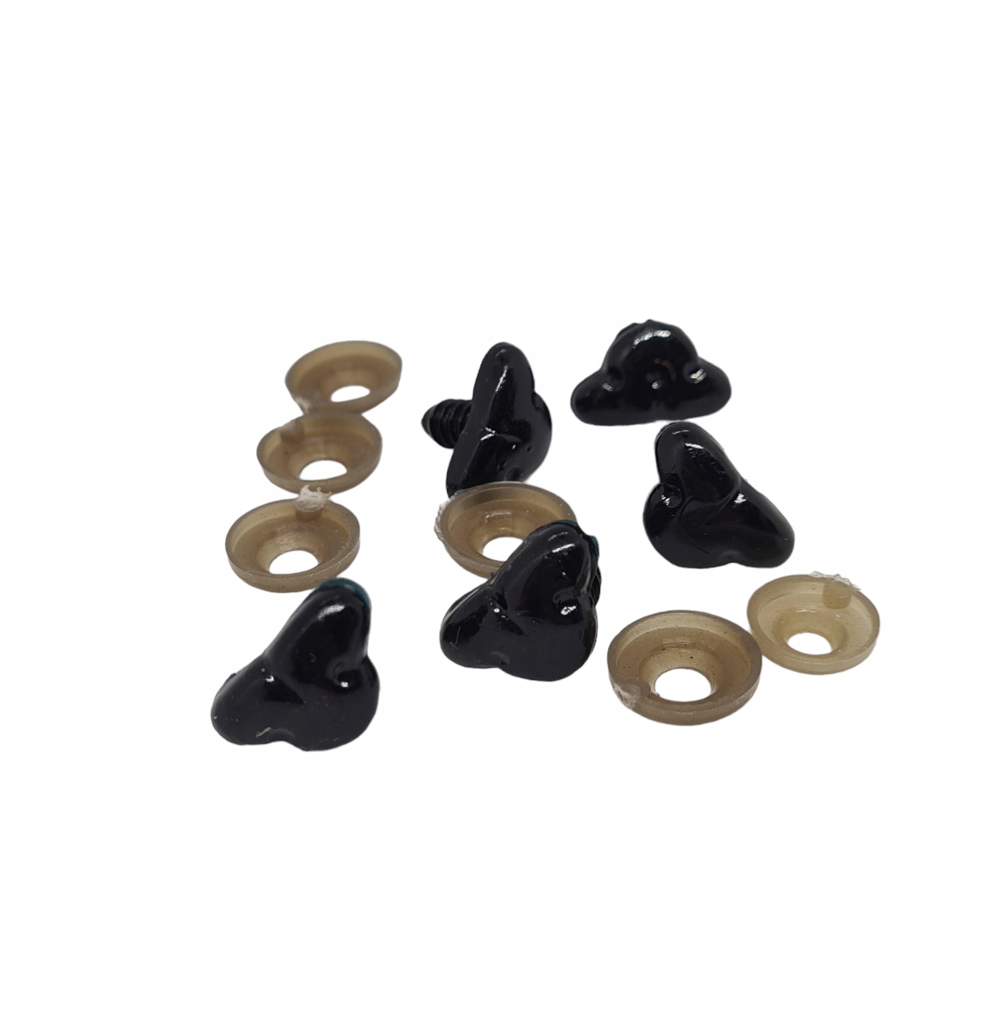 Nosek noski plastikowe psa pieska do zabawek figurek 11x17mm 5szt
