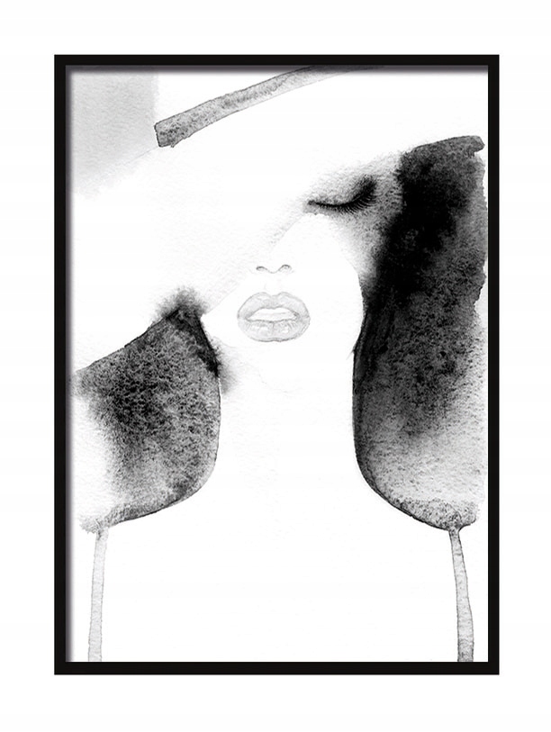 

Obraz, Plakat W Ramie 33x43 cm Twarz 3 P544