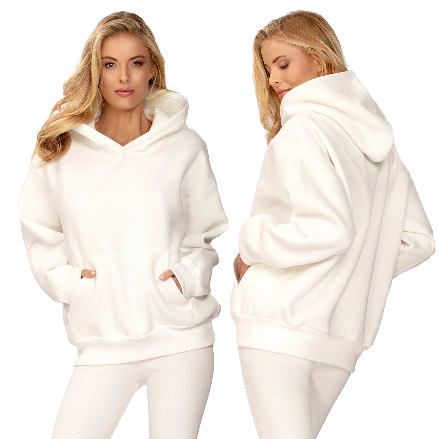 Dkaren Oseye-Bl ecru Mikina nerozepínací Oversize Xs