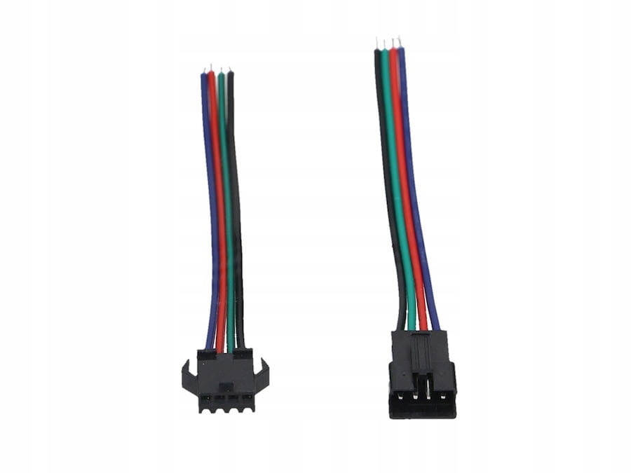 Zestaw złączka konektor wtyk gniazdo do LED RGB Marka bez marki