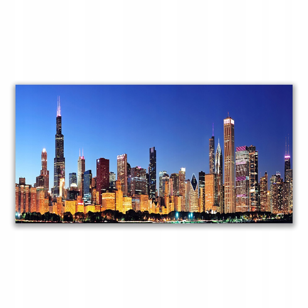 

Obraz akryl z nadrukiem ścienny 140x70 Miasto Domy