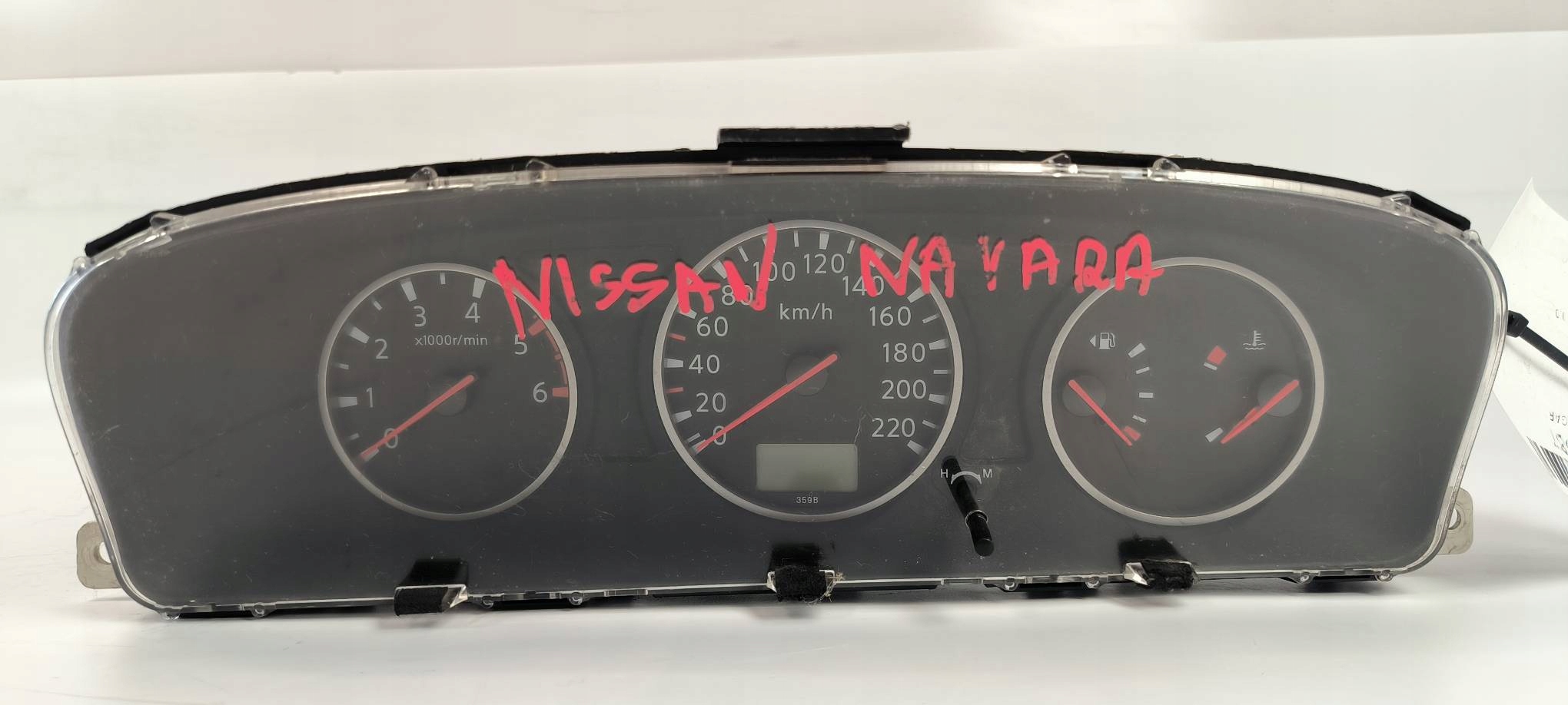 dials clock NISSAN NAVARA