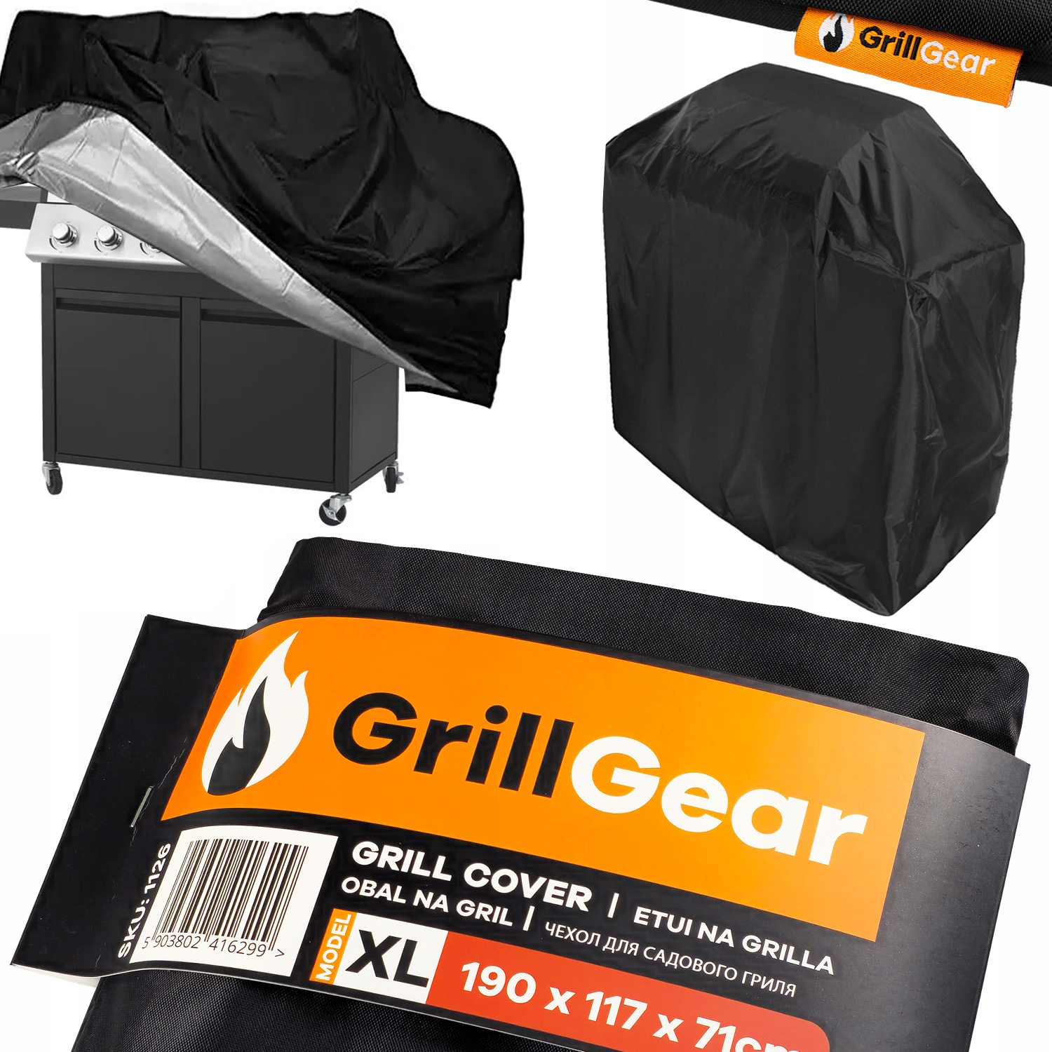 Pokrowiec Przykrycie GrillGear pasujące do Burns & Barkles Steely King 9042