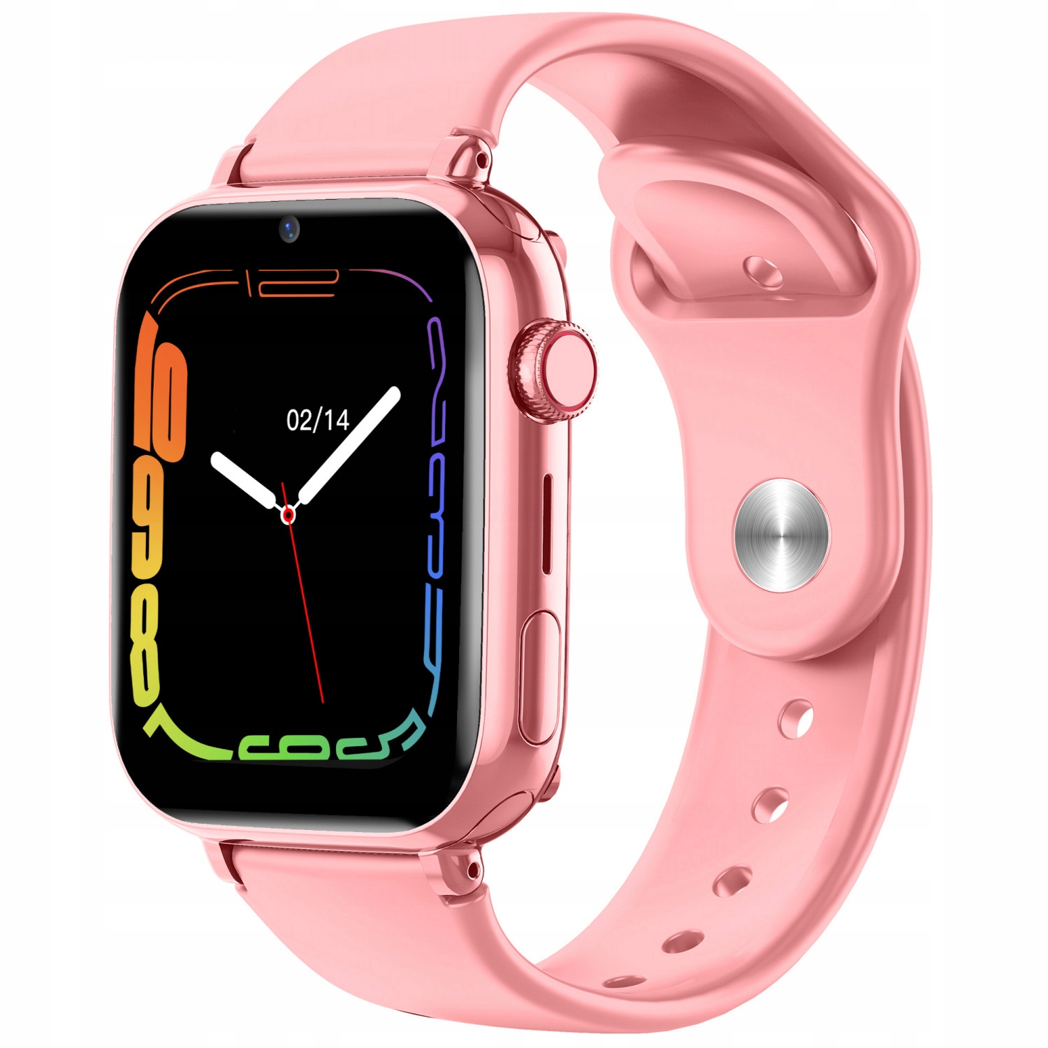 Chytré Hodinky Enter Vintalo pro seniory, zdravotní funkce Sos, Sim karta, růžová