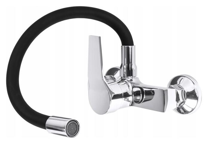 Flex Čierna Kuchynská Umývadlová Batéria