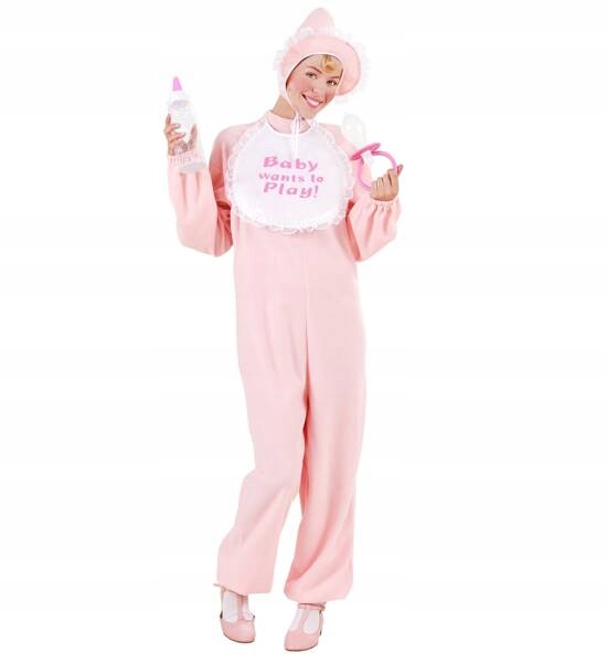 Kostým Miminko Růžový Dítě Spáče Velké S