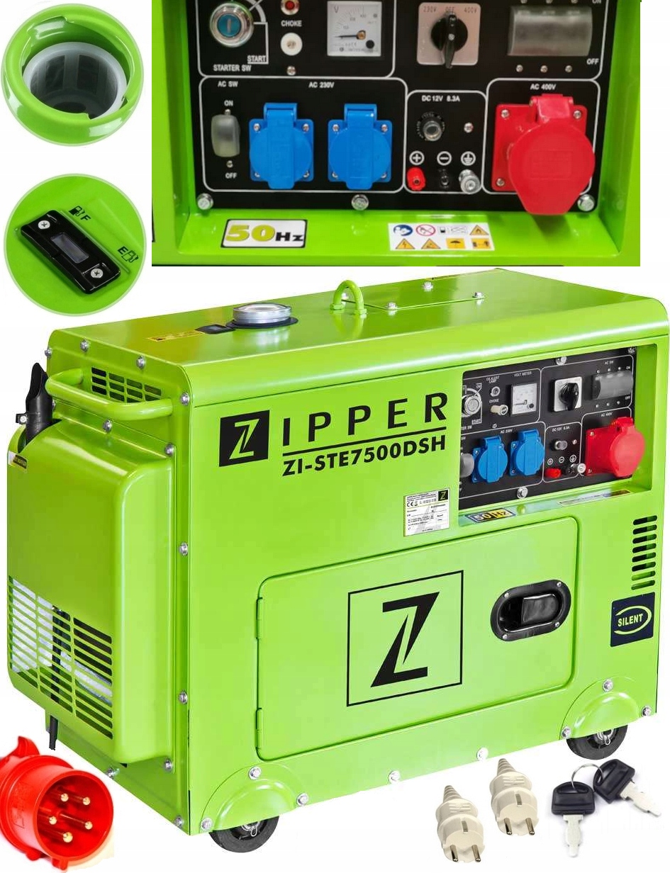 Diesel Agregat Prądotwórczy Generator 230/400V Avr