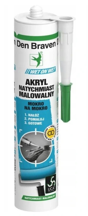 

Den Braven Akryl Natychmiast Malowalny Biały 300ml