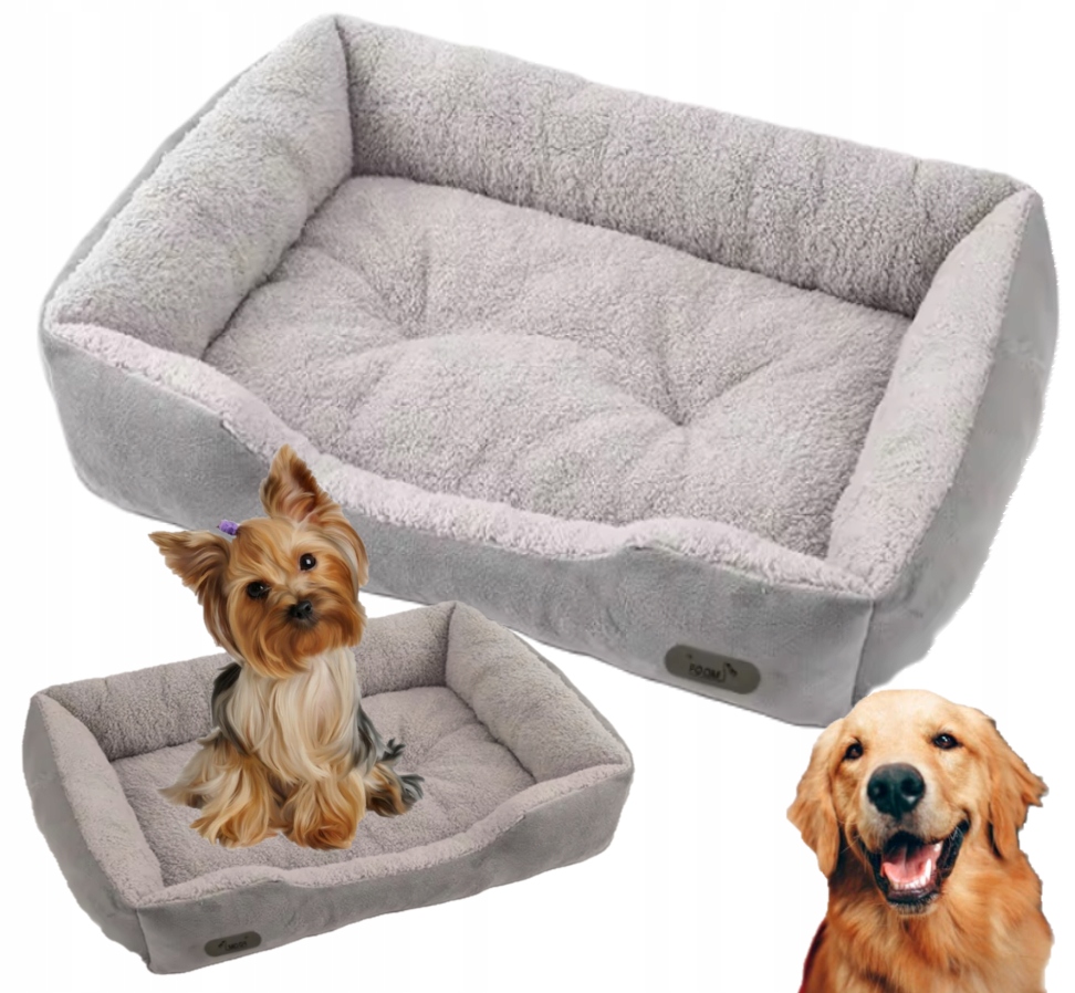 Levně Pelíšek Pro Psa Kočku Pohovka Polštář Kotec Podložka Lehátko Budka 60x50cm XXL