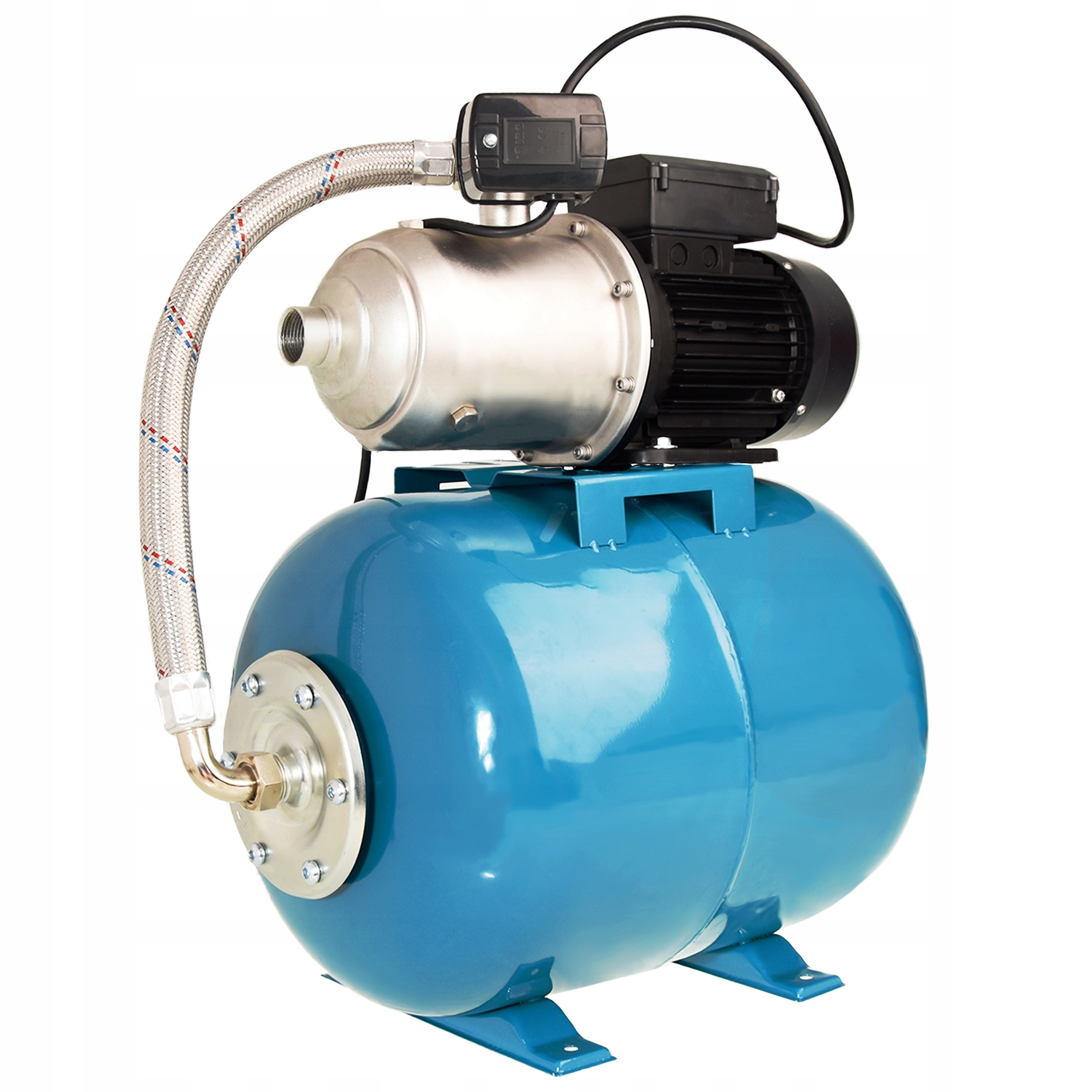 HYDROFOR 100L + POMPA HP 1500 INOX + WAŻ ZESTAW Maksymalna wydajność pompy 6600 l/h