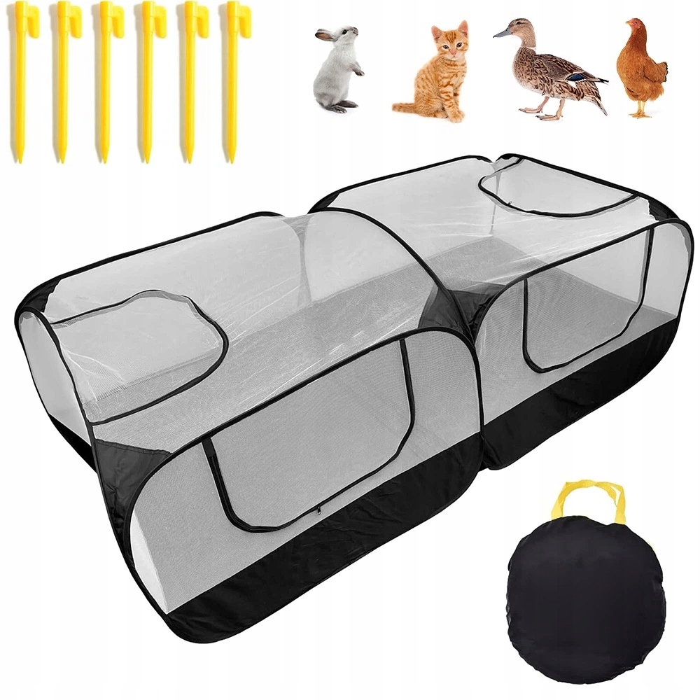 Levně Klec Kotec Z Oxfordské Tkaniny S Kolíky Do Země Pro Venkovní Použití