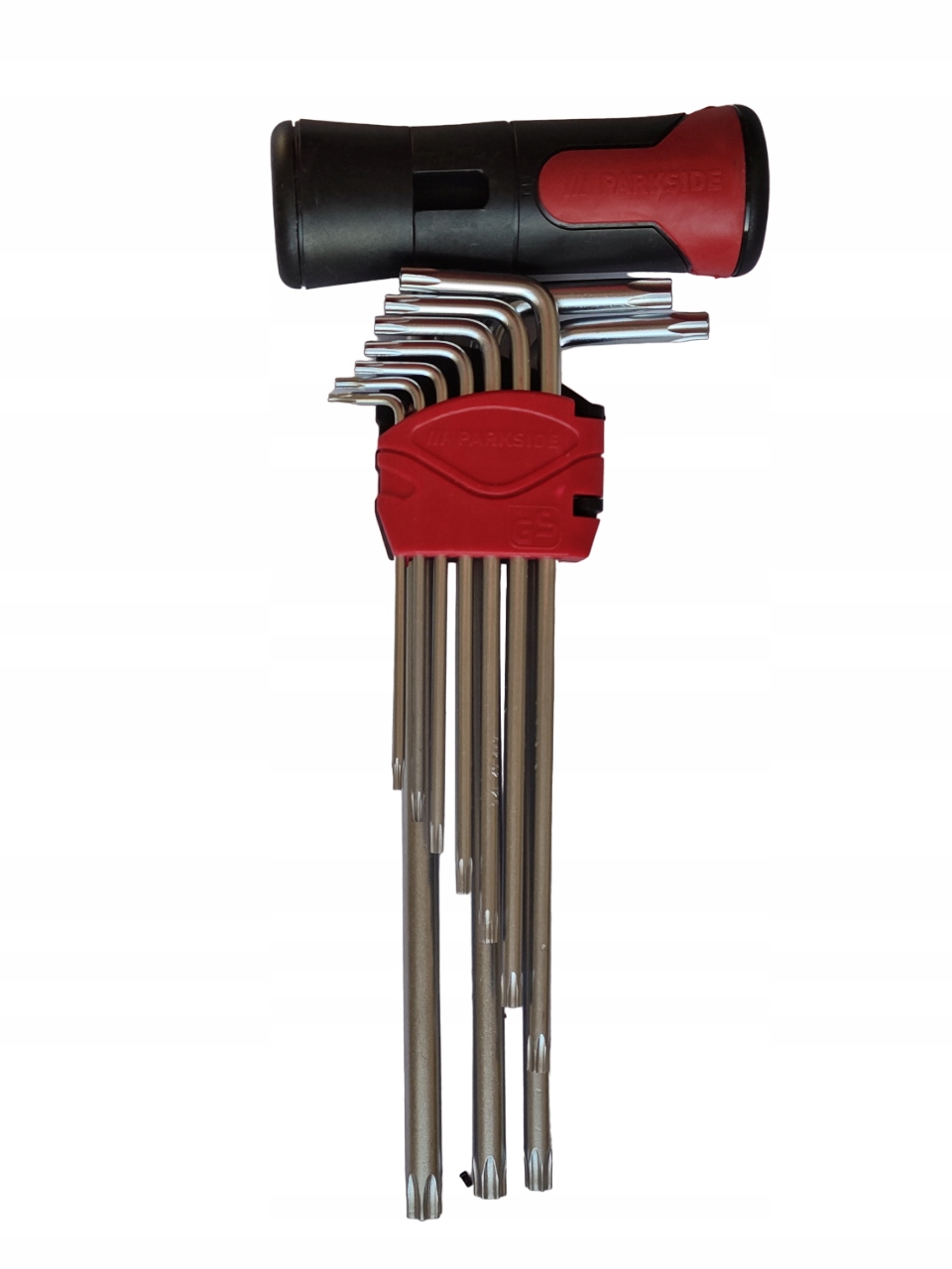 Komplet kluczy torx z rączką 11el. Star Head Key Set klucze Torx security