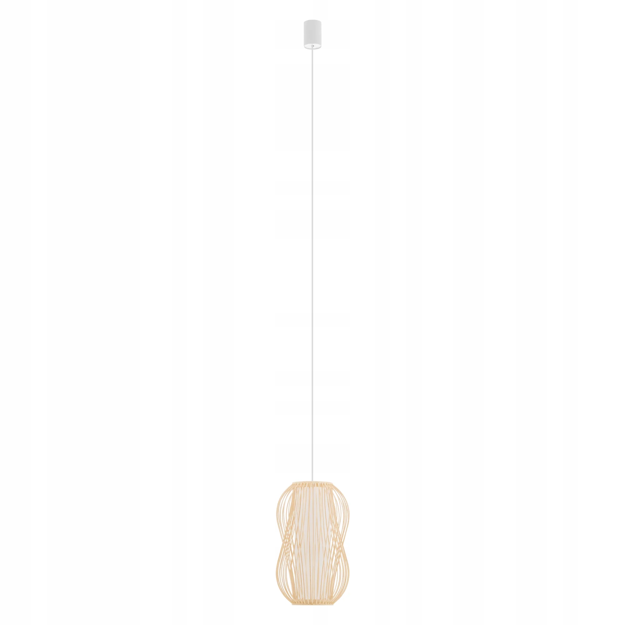 Škandinávska bambusová závesná lampa boho dekoratívna 21 cm Nowodvorski