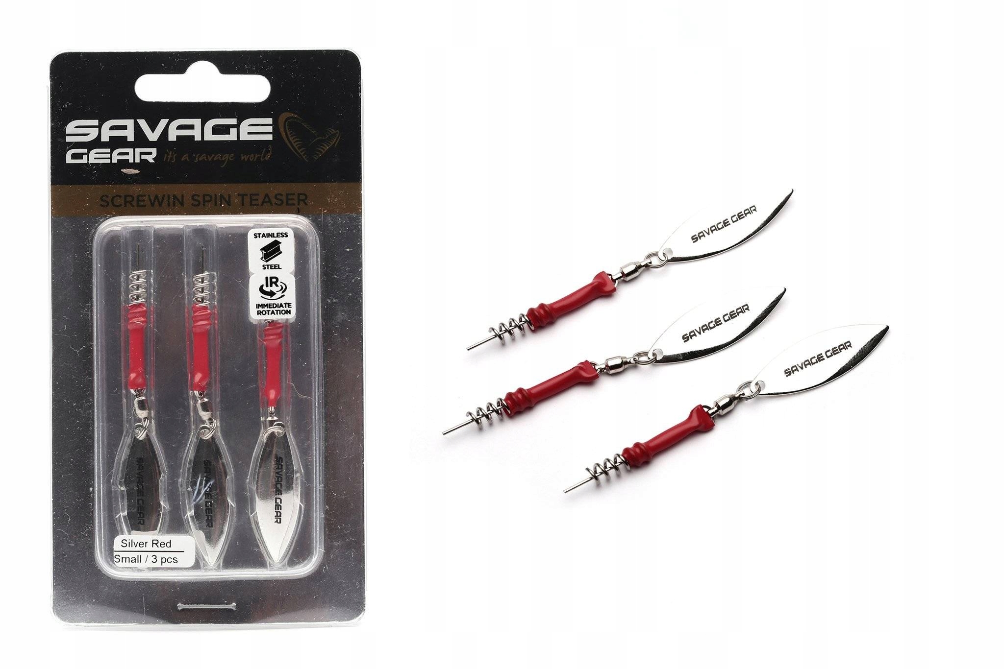 Wkręcany Spin Teaser Savage Gear S-3szt