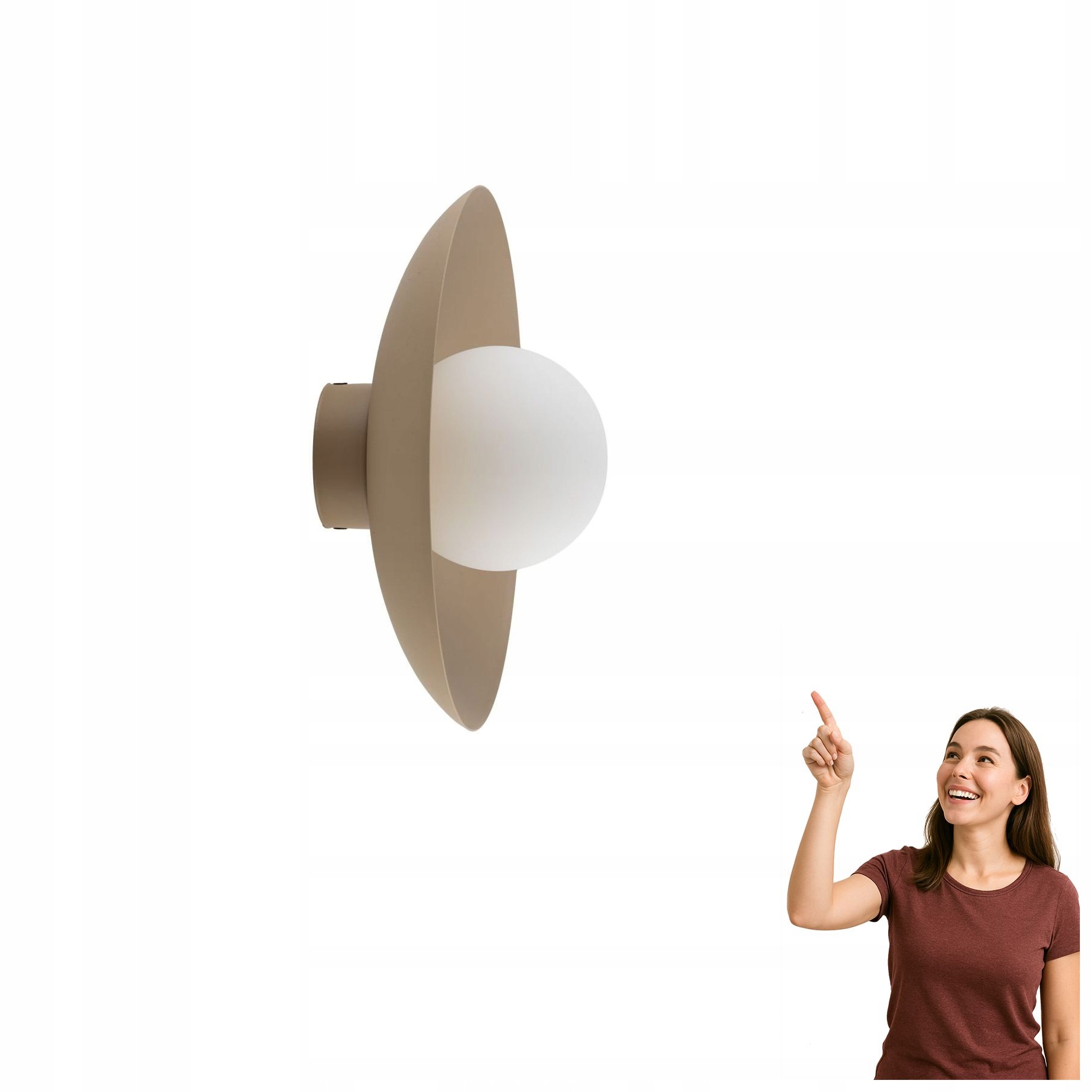 Stropná a nástenná lampa Slate Sabia Glass 10936 Tk Lighting