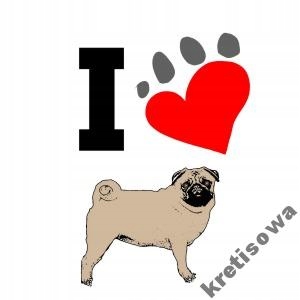 

Damska Kolory Koszulka Mops Mopsy Pug Pugs m8h